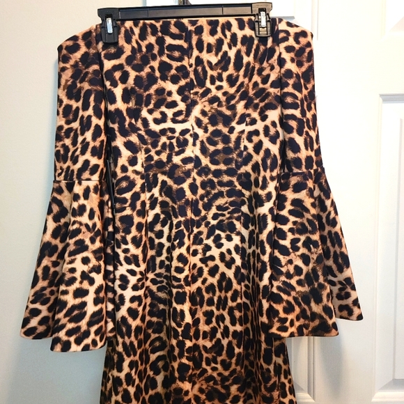 Leopard Print Dress - Picture 2 of 3
